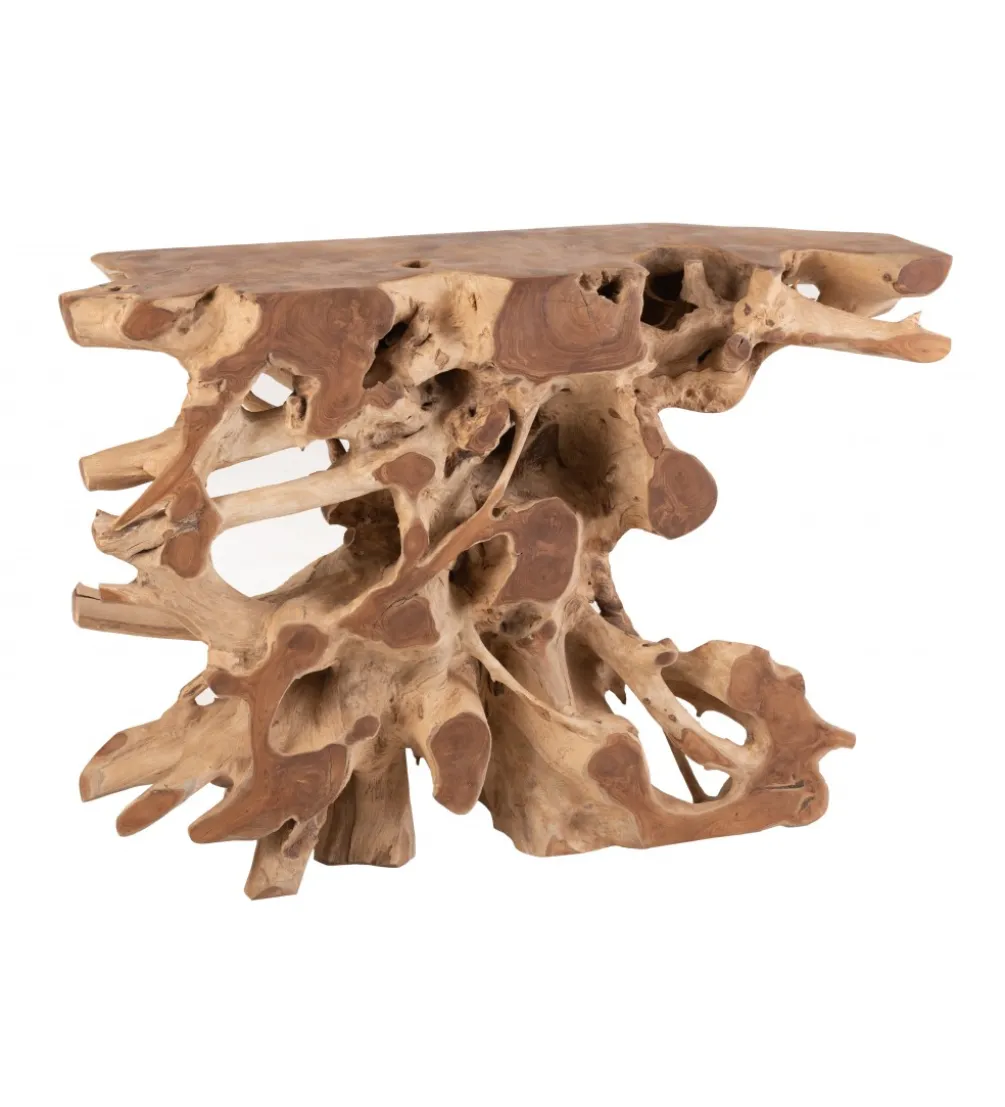 Konsola RAOUL 120 cm drewno teak naturalna