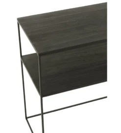 Konsola RECTANGLE 140 cm drewno czarne