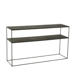 Konsola RECTANGLE 140 cm drewno czarne