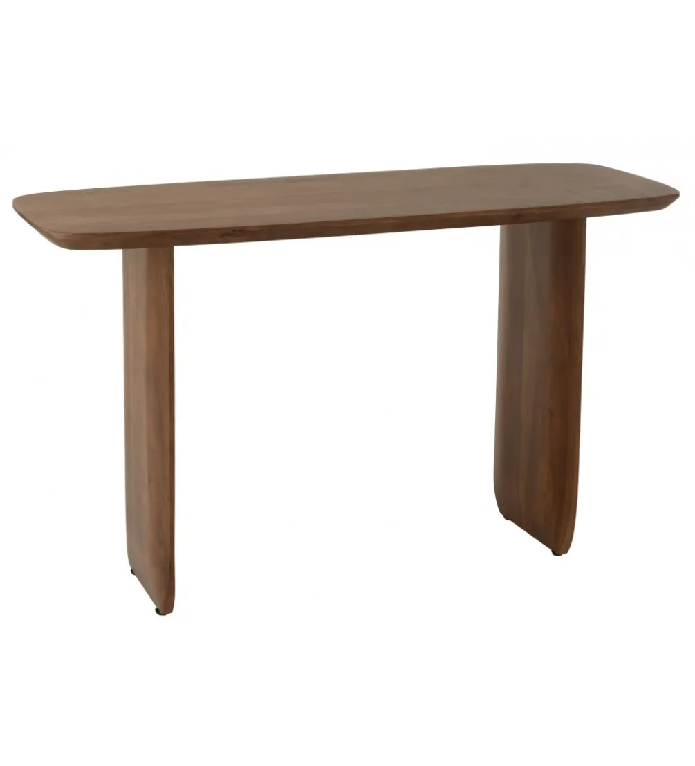 Konsola RETO 130 cm drewno akacja brązowa