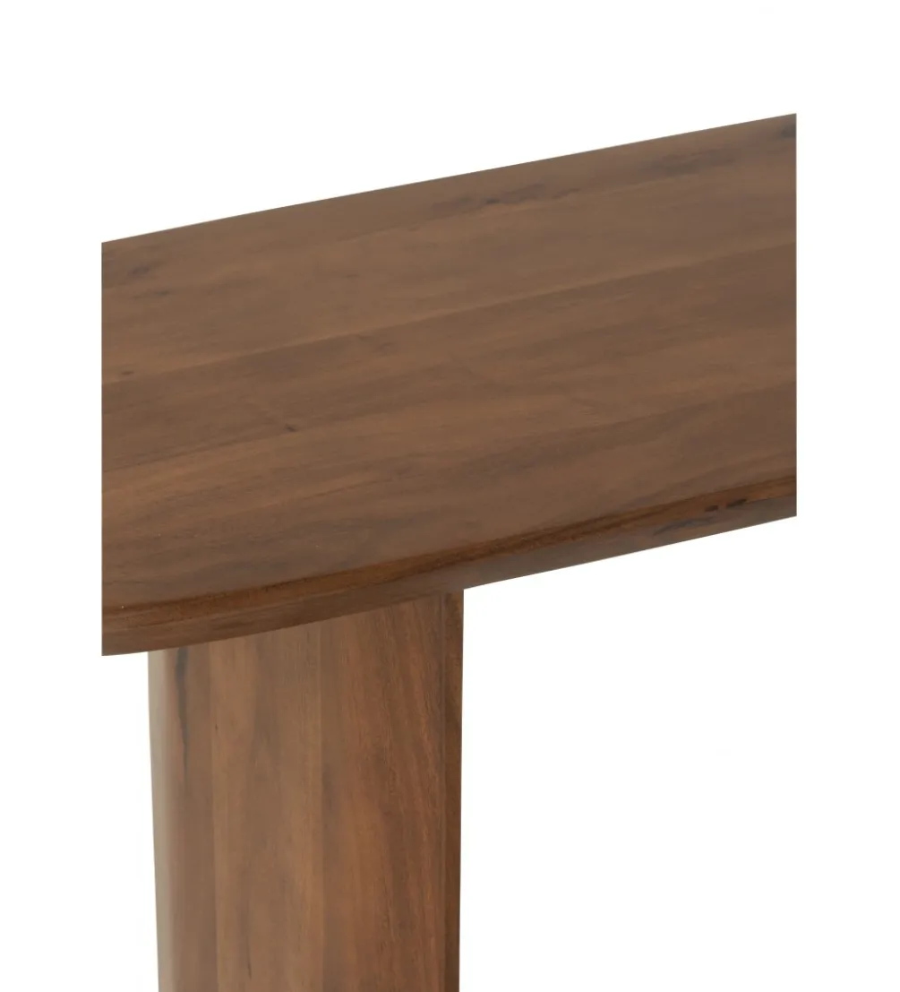 Konsola RETO 130 cm drewno akacja brązowa