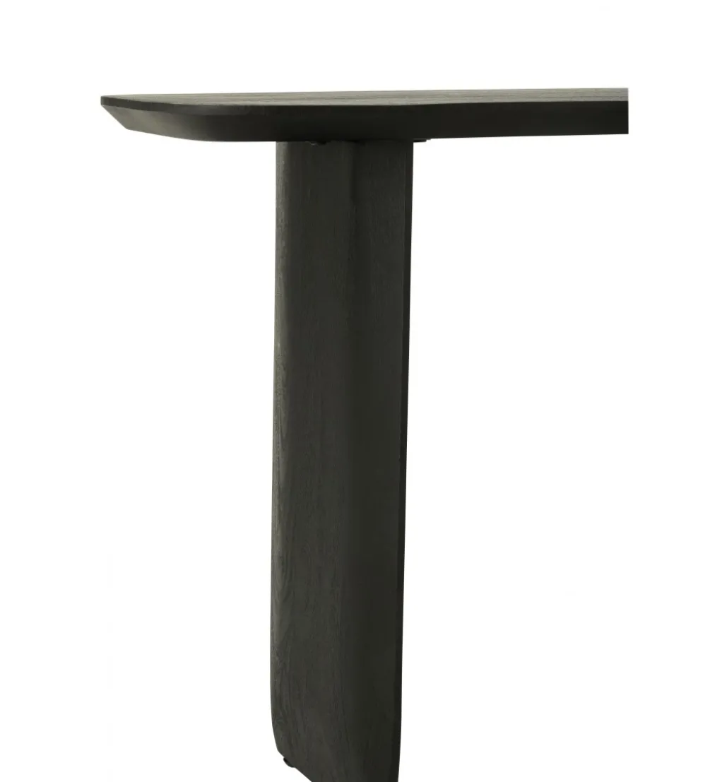 Konsola RETO 130 cm drewno akacja czarna