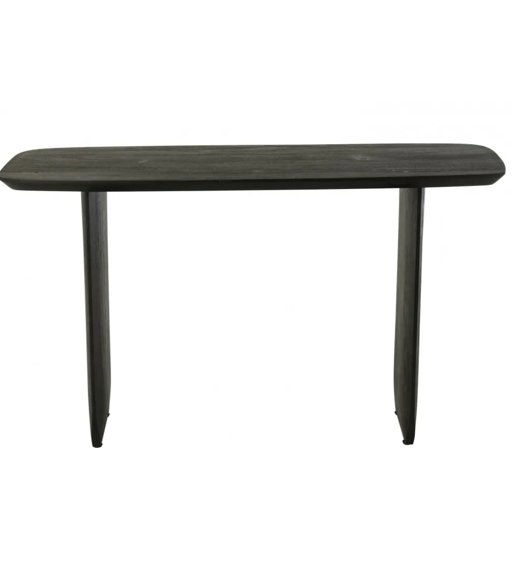 Konsola RETO 130 cm drewno akacja czarna