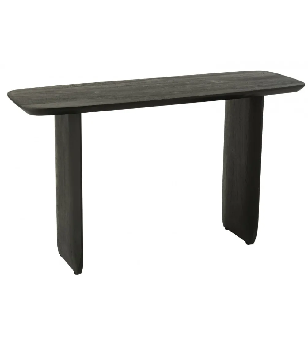 Konsola RETO 130 cm drewno akacja czarna