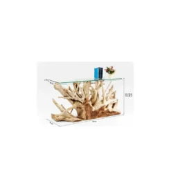 Konsola ROOTS 150 cm drewno teak naturalna