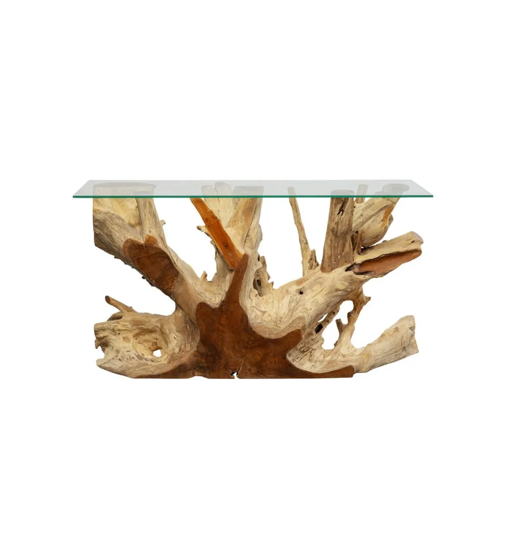 Konsola ROOTS 150 cm drewno teak naturalna