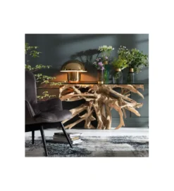 Konsola ROOTS 150 cm drewno teak naturalna