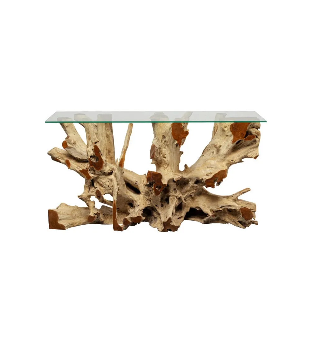 Konsola ROOTS 150 cm drewno teak naturalna