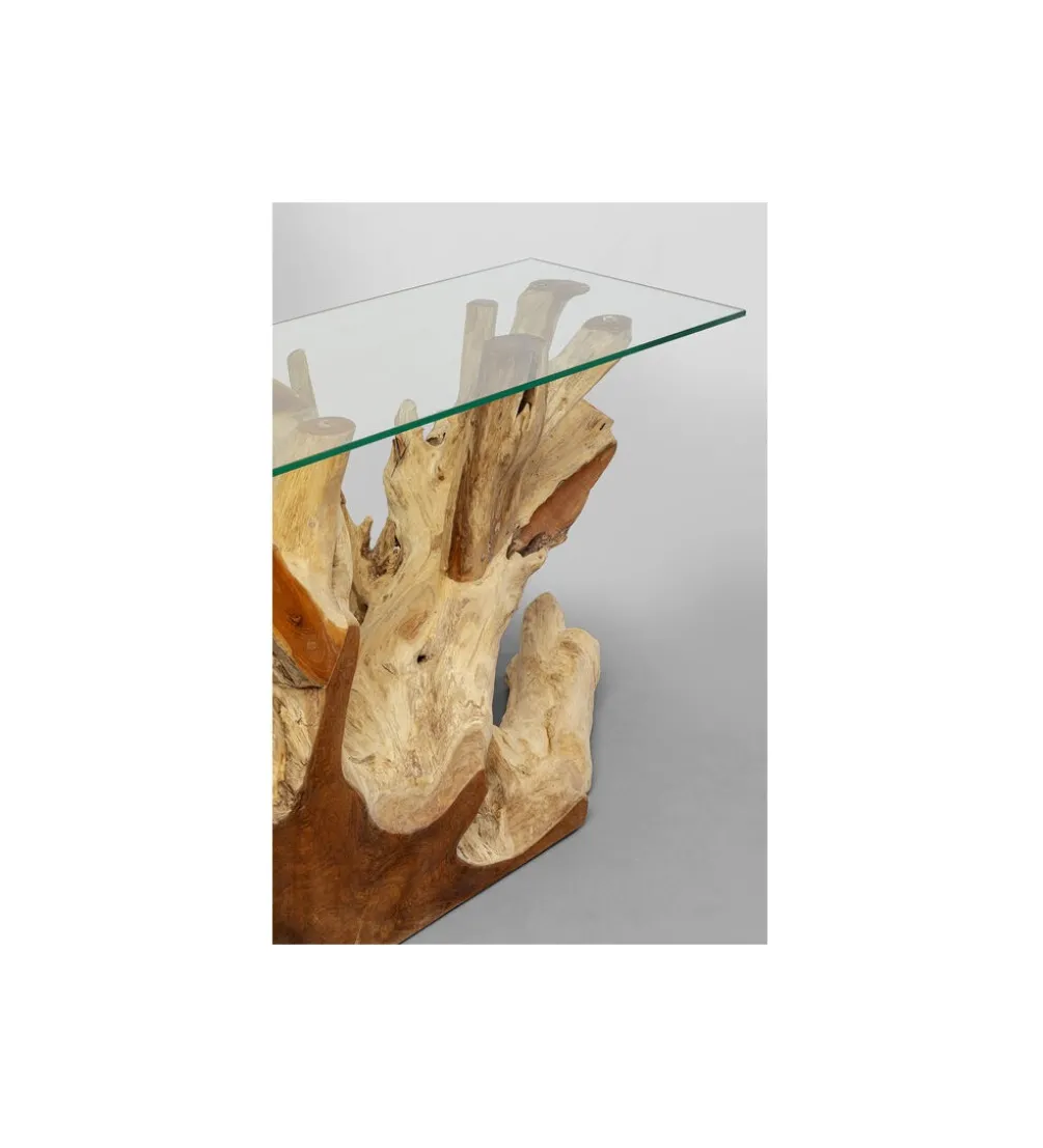 Konsola ROOTS 150 cm drewno teak naturalna