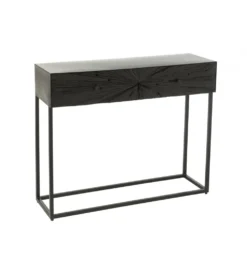 Konsola SHANIL 100 cm drewno czarna