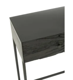 Konsola SHANIL 100 cm drewno czarna