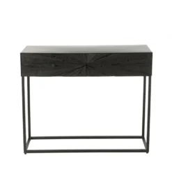 Konsola SHANIL 100 cm drewno czarna