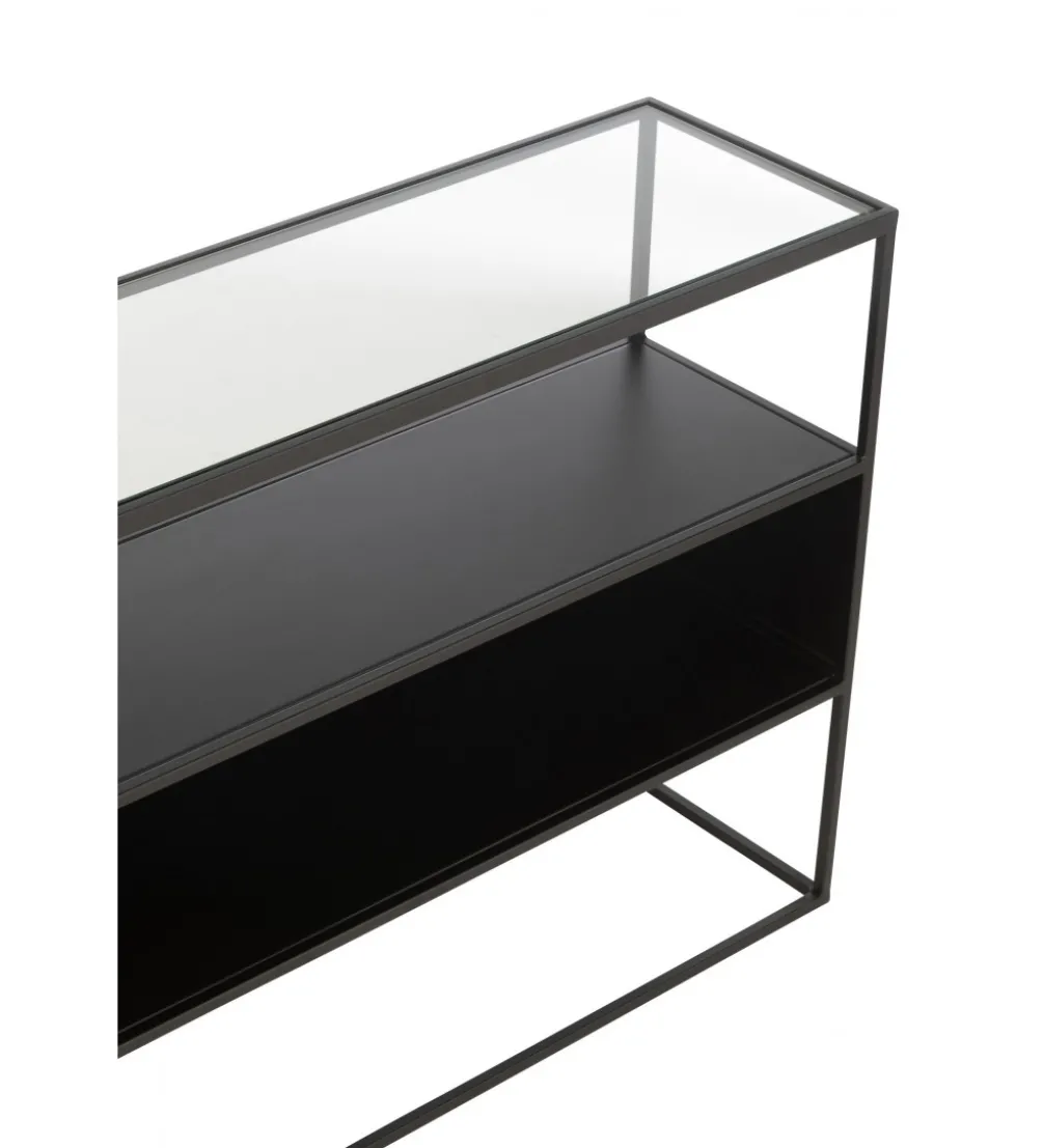 Konsola Square 140 cm czarna