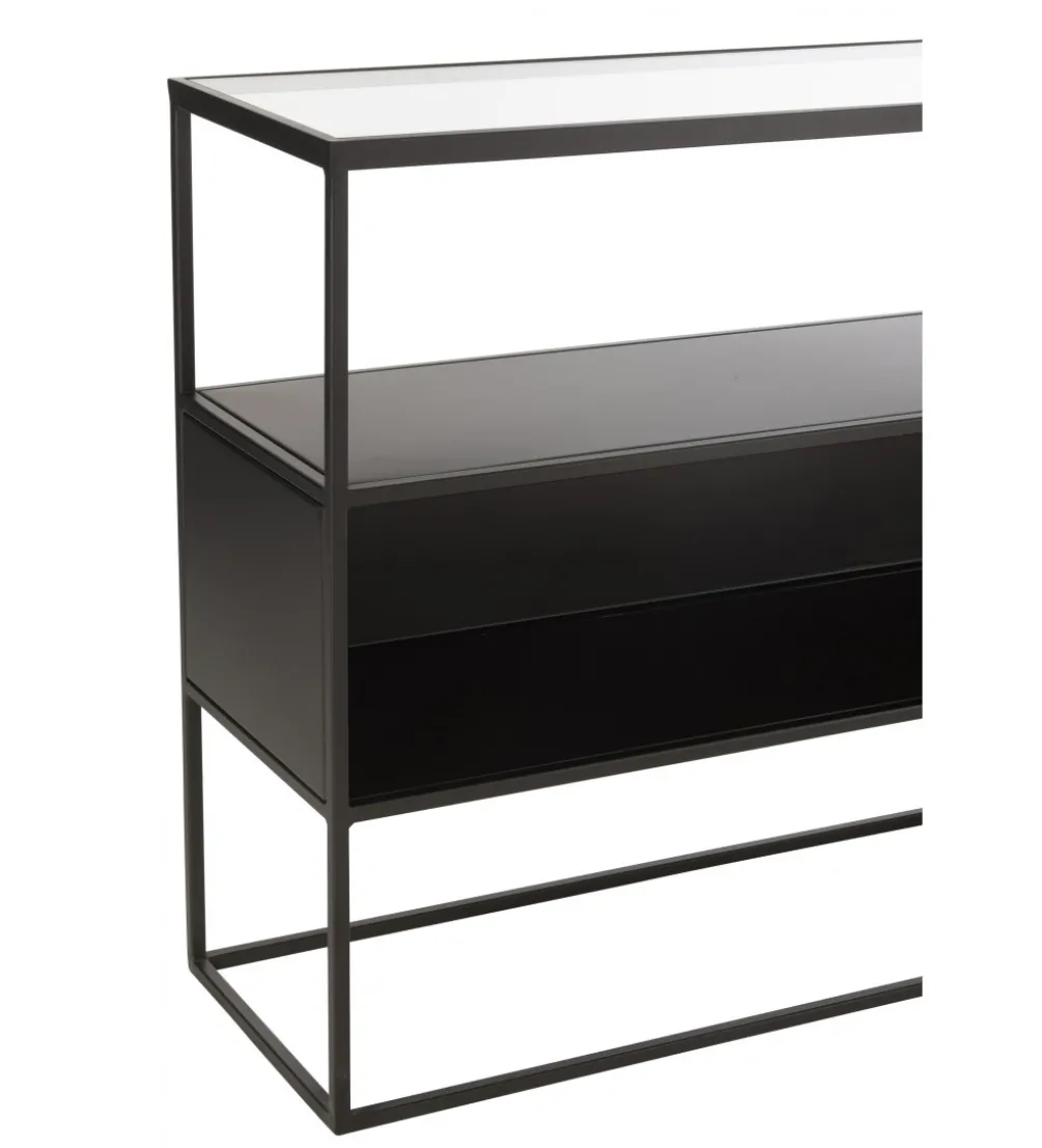 Konsola Square 140 cm czarna