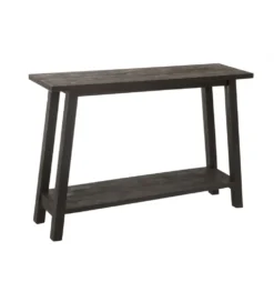 Konsola SQUARE 120 cm drewno mango czarne