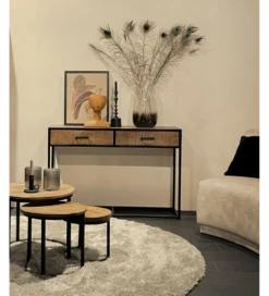 Konsola STUDY 120 cm drewno mango