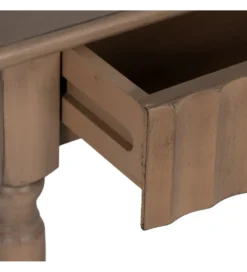 Konsola TEMPU 90 cm drewno sosna brązowy outlet