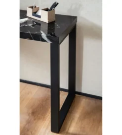 Konsola TOMLA 120 cm w optyce czarnego marmuru