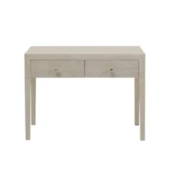 Konsola TRAVERTINO DRAWERS 100 x 77 cm naturalny beżowy