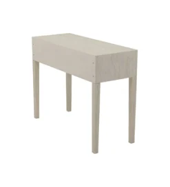 Konsola TRAVERTINO DRAWERS 100 x 77 cm naturalny beżowy