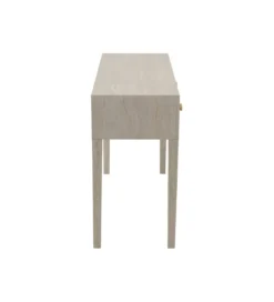 Konsola TRAVERTINO DRAWERS 100 x 77 cm naturalny beżowy