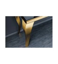 Konsola TRENTINO Modern Barock 140 cm czarna