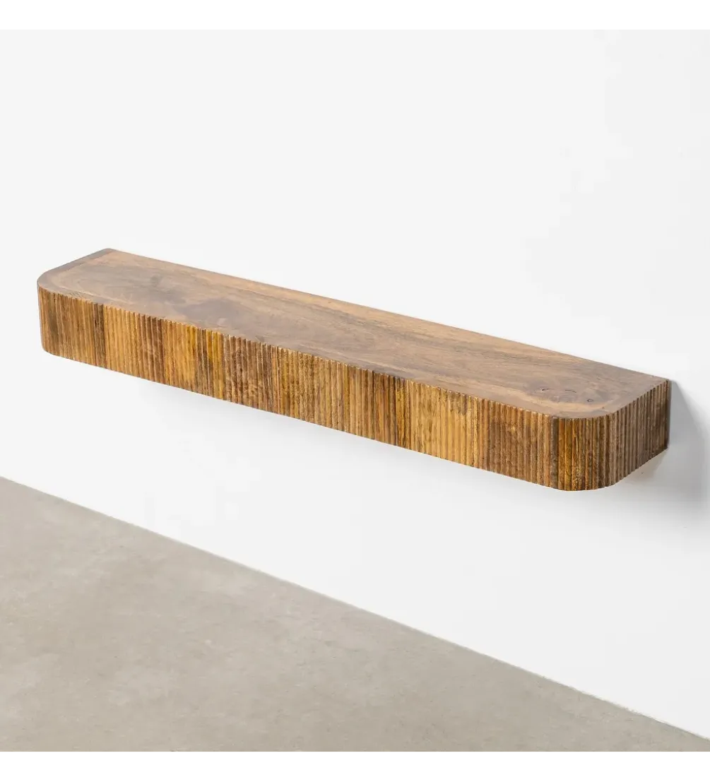 Konsola wisząca ZIARAN 75 cm drewno mango