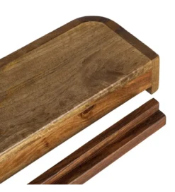Konsola wisząca ZIARAN 75 cm drewno mango