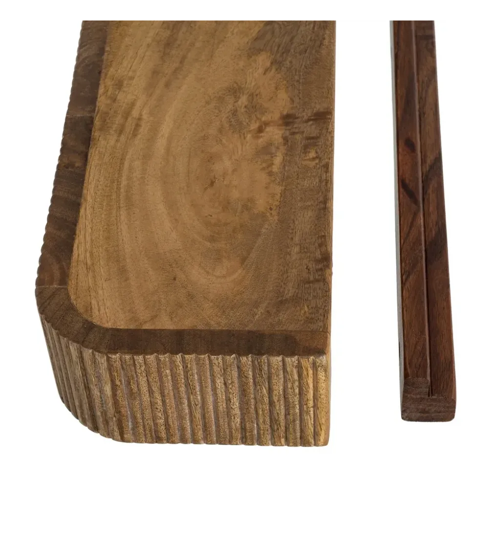 Konsola wisząca ZIARAN 75 cm drewno mango