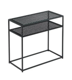 Konsola WOHNLING 80 cm czarna