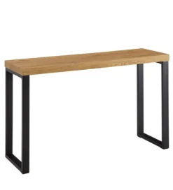 Konsola WOHNLING 120 cm naturalny czarny