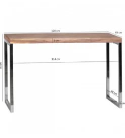 Konsola WOHNLING GUNA 120 cm drewno akacja
