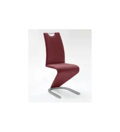 Krzesło AMADO bordowe zestaw 2 sztuk