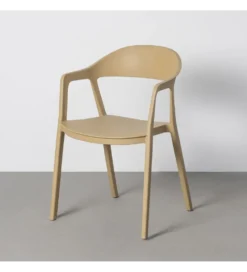 Krzesło BARETO 80 cm khaki z podłokietnikami nogi v