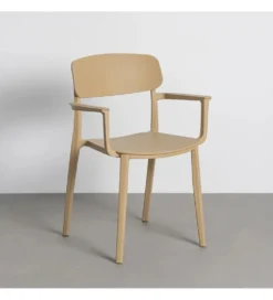 Krzesło BARETO 80 cm khaki z podłokietnikami