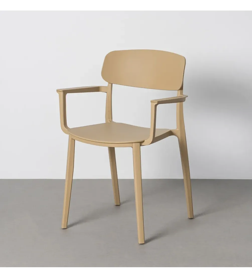 Krzesło BARETO 80 cm khaki z podłokietnikami