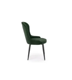 Krzesło Bella ciemnozielone