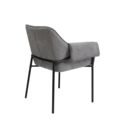 Krzesło BESS 83 cm bouclé szary
