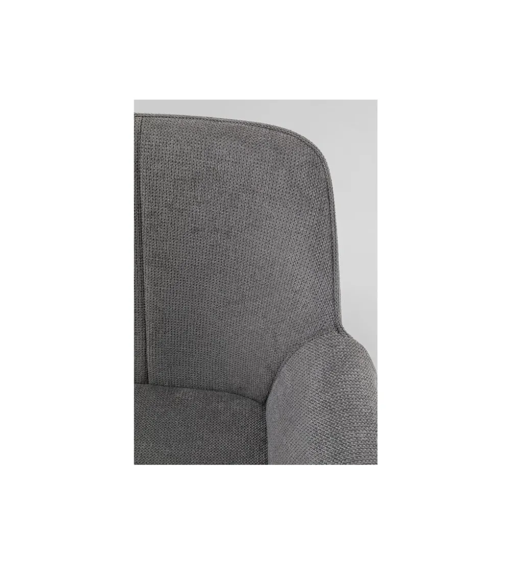 Krzesło BESS 83 cm bouclé szary