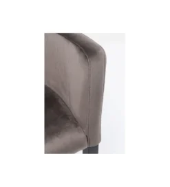 Krzesło BLACK MODE 87 cm welwet szary
