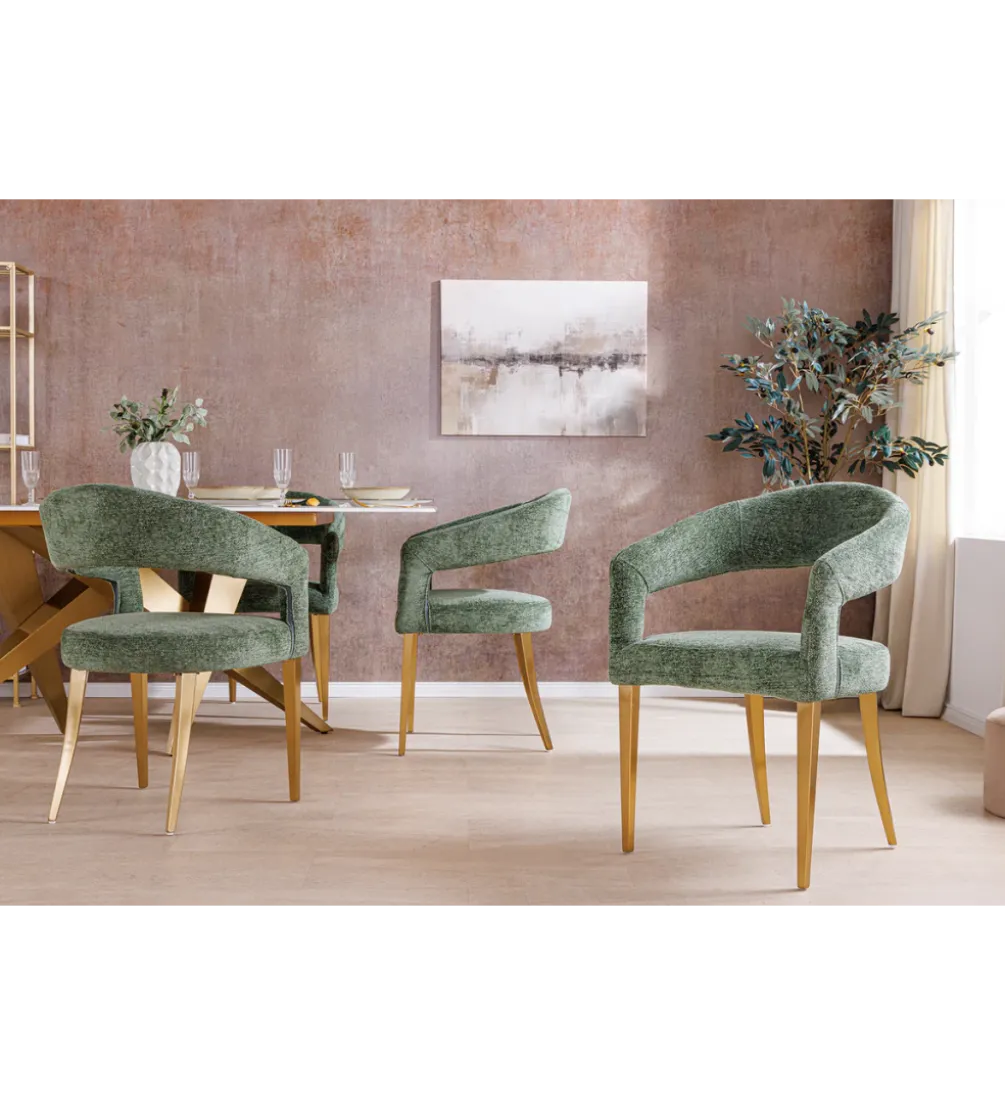 Krzesło BOUTIQUE 81 cm zielony