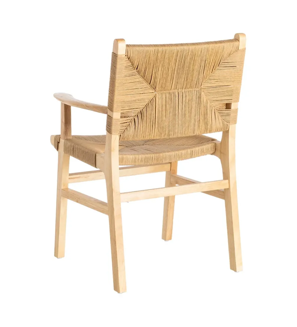 Krzesło BRAZOS 85 cm drewno kauczuk naturalne