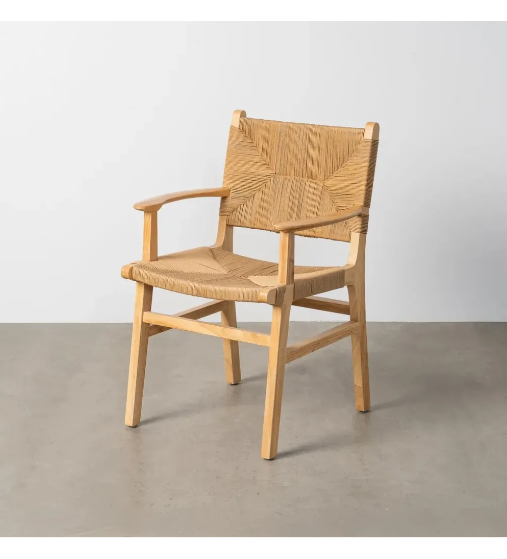 Krzesło BRAZOS 85 cm drewno kauczuk naturalne