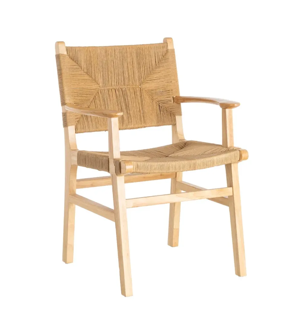Krzesło BRAZOS 85 cm drewno kauczuk naturalne
