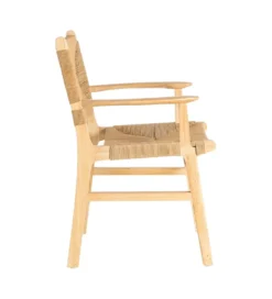 Krzesło BRAZOS 85 cm drewno kauczuk naturalne