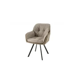 Krzesło CASAR Lounger obrotowe 180 stopni taupe