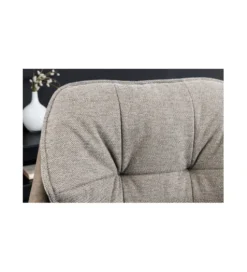 Krzesło CASAR Lounger obrotowe 180 stopni taupe