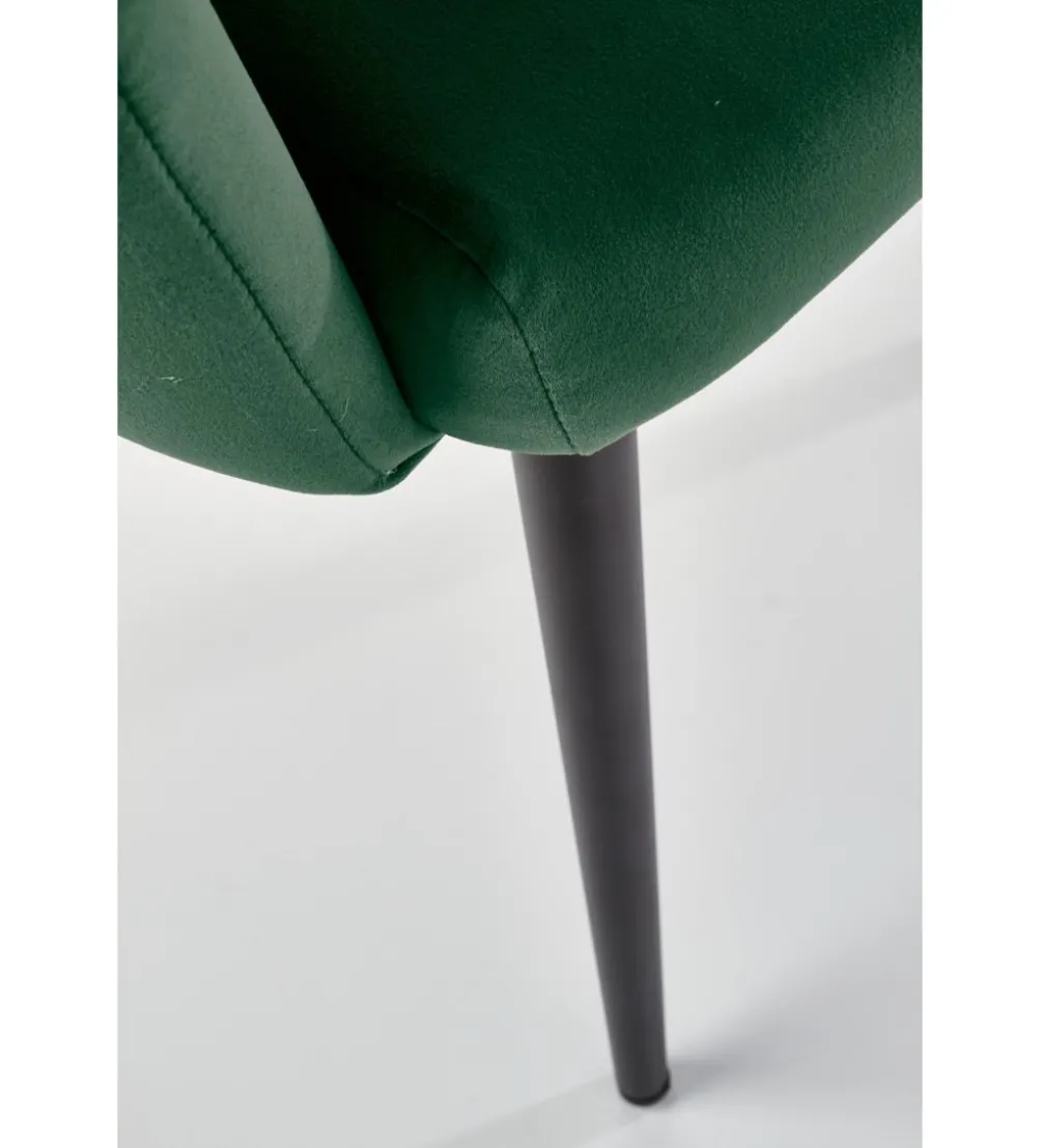 Krzesło CROWN ciemnozielone