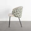 Krzesło ESTAMPADO 74 cm biało szare