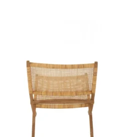 Krzesło FOLDE 78 cm drewno teak rattan
